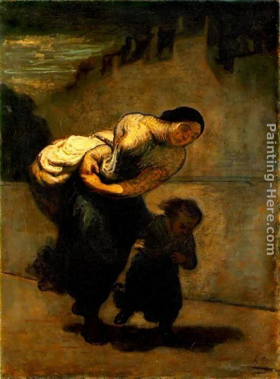 Honore Daumier Burden